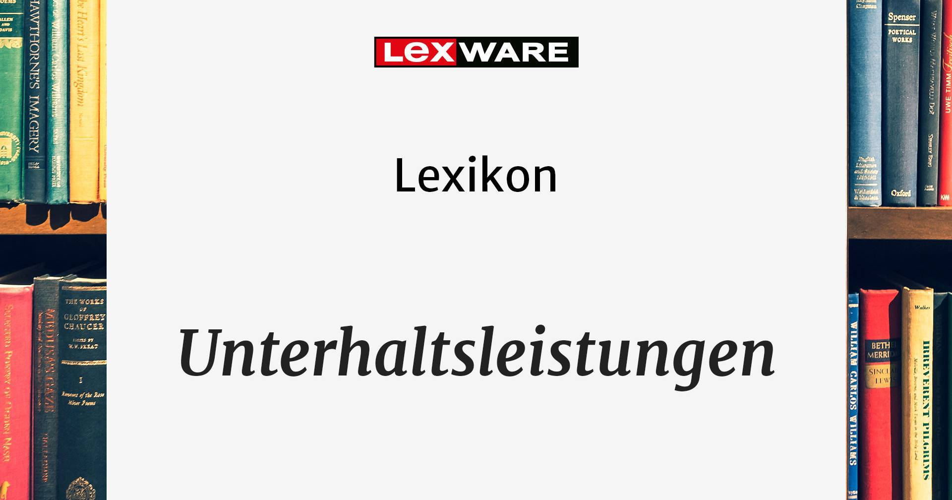 Unterhaltsleistungen: Alle Wichtigen Infos Und Tipps | Lexware