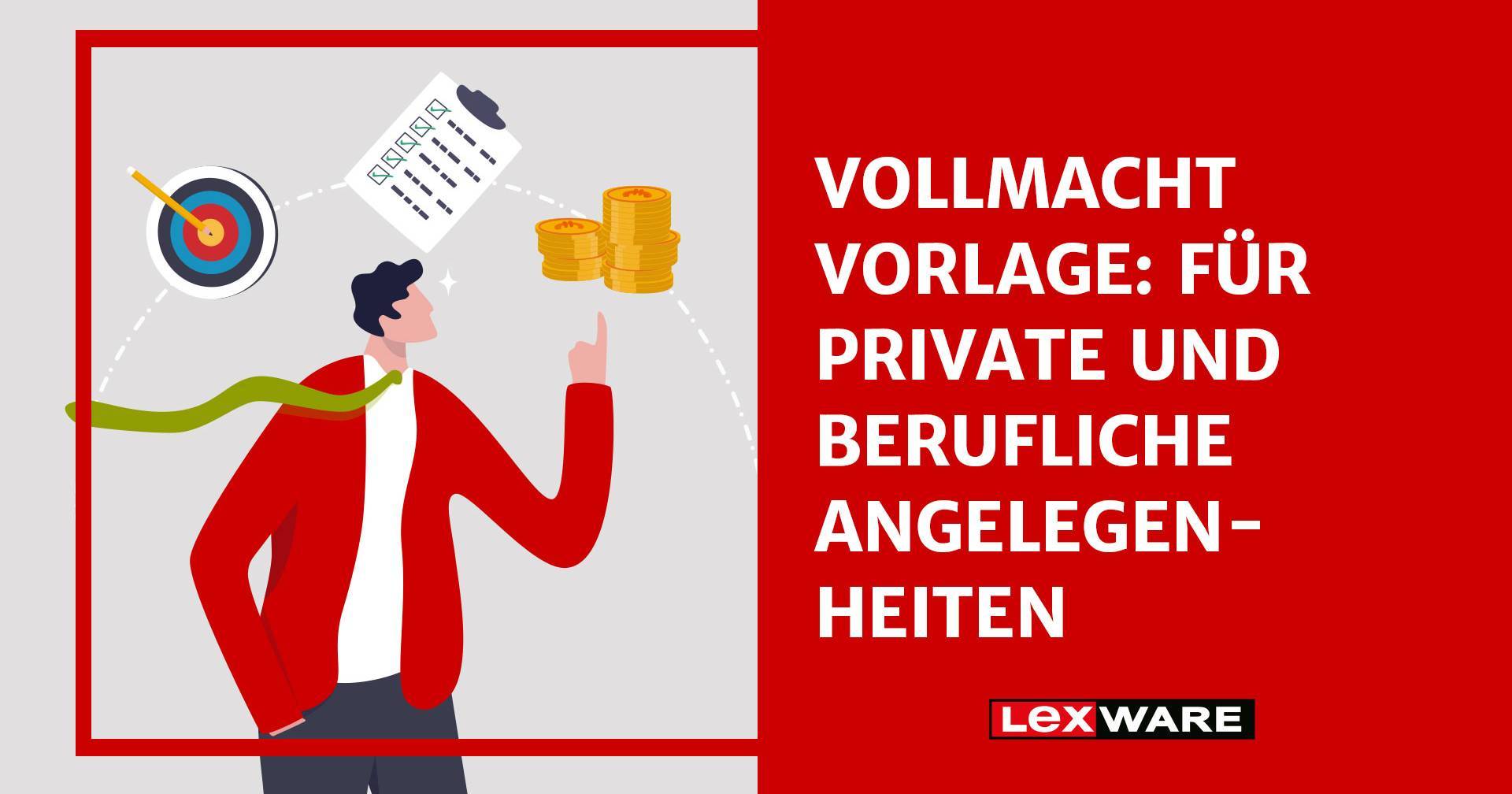 Vorlage für ein Vollmachtsschreiben