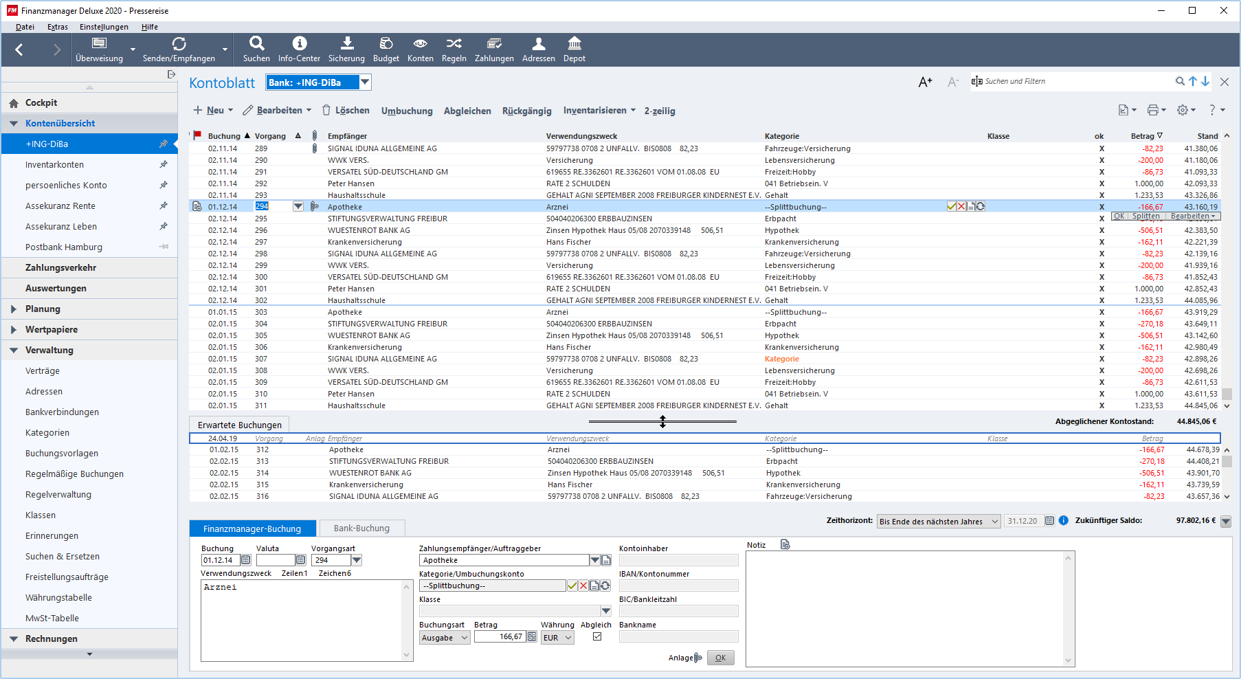 Der neue FinanzManager